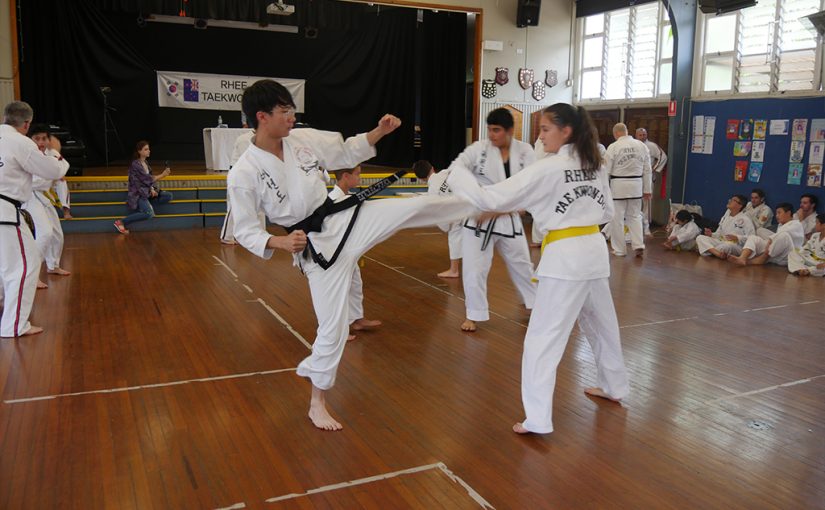 taekwondo sparring